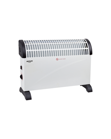 Convector eléctrico, 2000W, con termostato, color blanco, modelo CE-2000