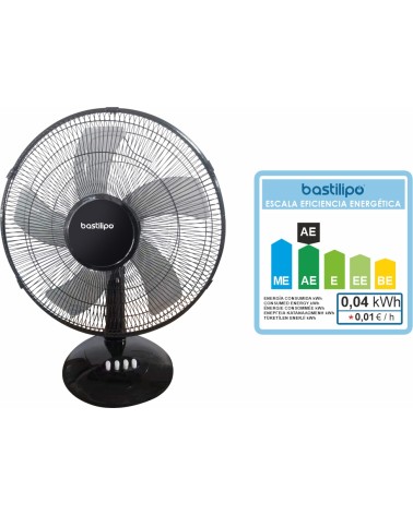 Ventilador de mesa de 40 cm - 50W de potencia - 3 velocidades, Barrosa