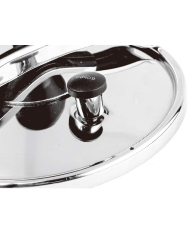 Olla express Clásica 6, olla expres de acero inoxidable, 6 litros (A)