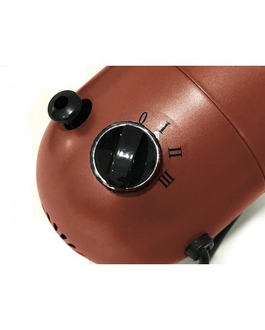 Ventilador de pie metálico, 50 W, 3 Velocidades, color chocolate, modelo Palma