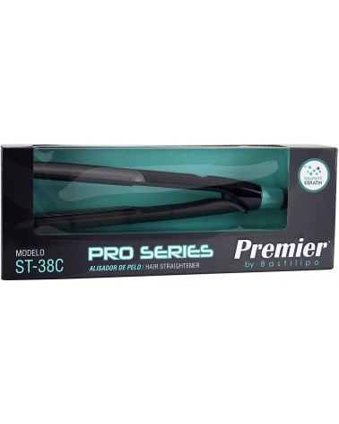Alisador para el cabello, Premier Pro series, 38W, placas de grafito,  ST-38C