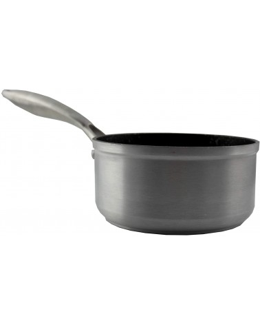 Titanium pro 16CA, cazo de aluminio fundido,16mm, antiadherente a la piedra, full induction, asa remachada de acero, 1,35L